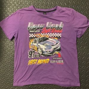 Purple New York Graphic Tee